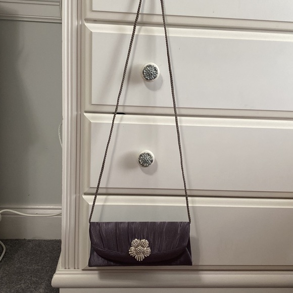 grey handheld or shoulder bag - Picture 3 of 4